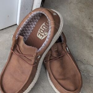 Hey Dude Brown Men's Slip-On Shoes